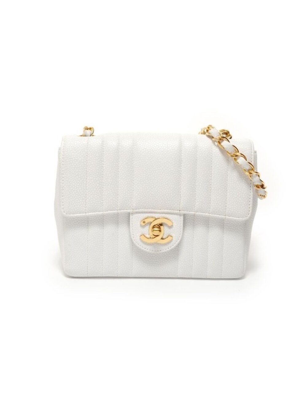 Chanel Shoulder Bag Caviar Leather Mademoiselle